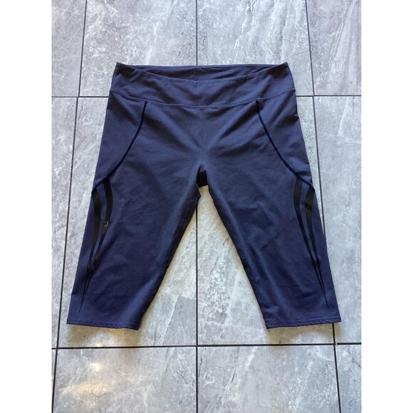 Fabletics Capri Womens Gray Athletic Workout Running Yoga Stretch High Rise - Picture 1 of 3